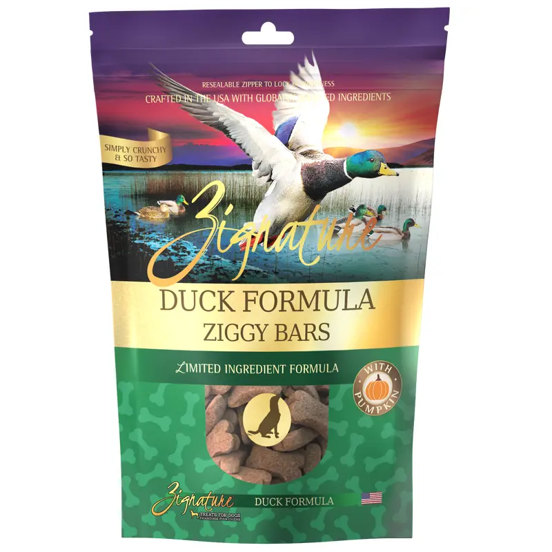 Zignature Duck Formula Biscuit Treats for Dog12 oz