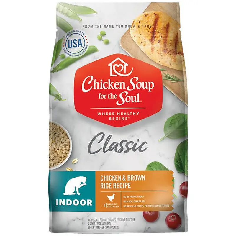 Chicken Soup Indoor Chicken / Brown Rice Recipe Cat 6 / 4.5 lb - 6418440 