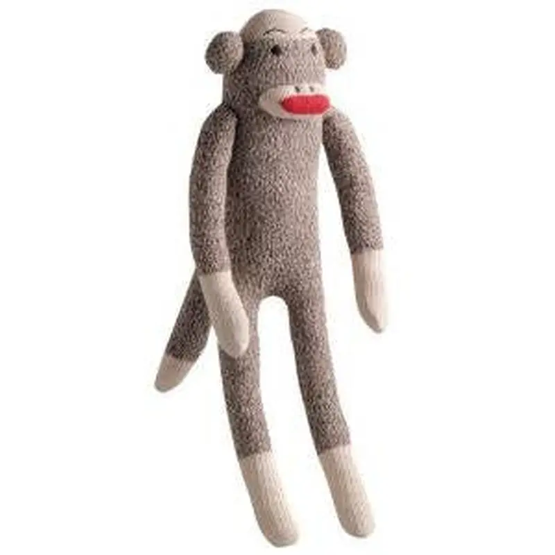 Multipet Sock Pals Small Monkey 10" 