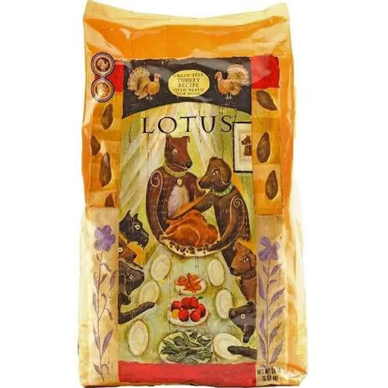 Lotus Oven Baked Grain Free Turkey Recipe Dry Dog Food-10-lb-