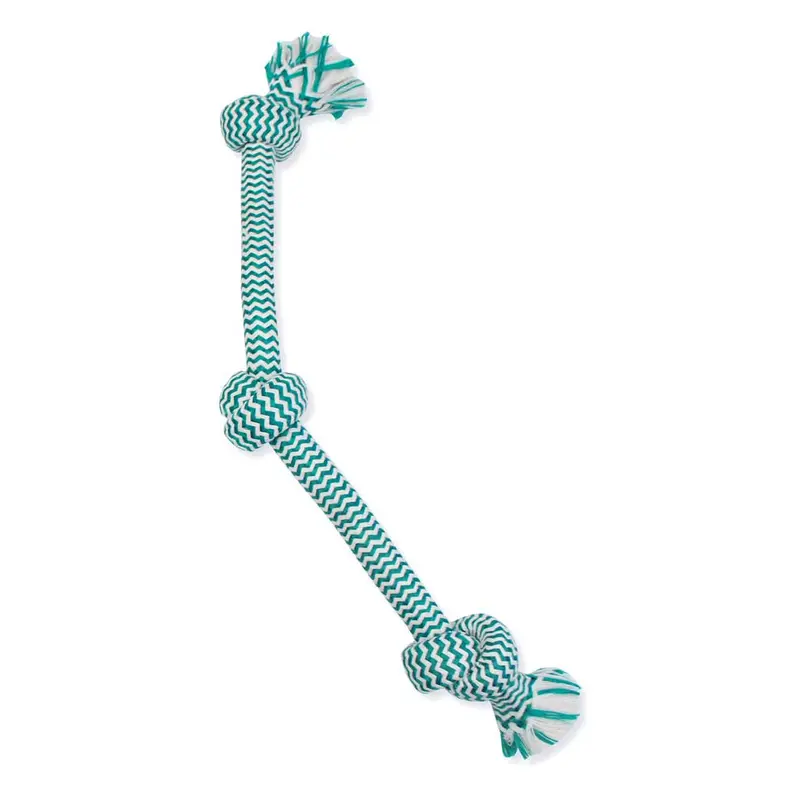 Mammoth EXTRA FRESH 3 Knot Tug Toy Multi-Color 25in LG
