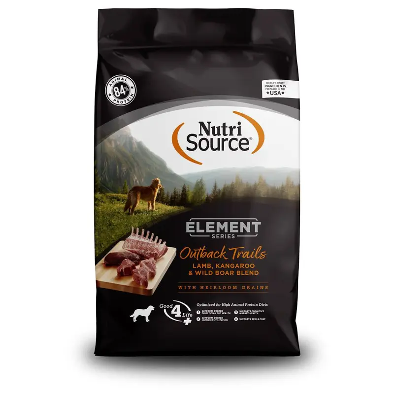 NutriSource Elements Series Outback Trails Blend Dog Food 12 lb