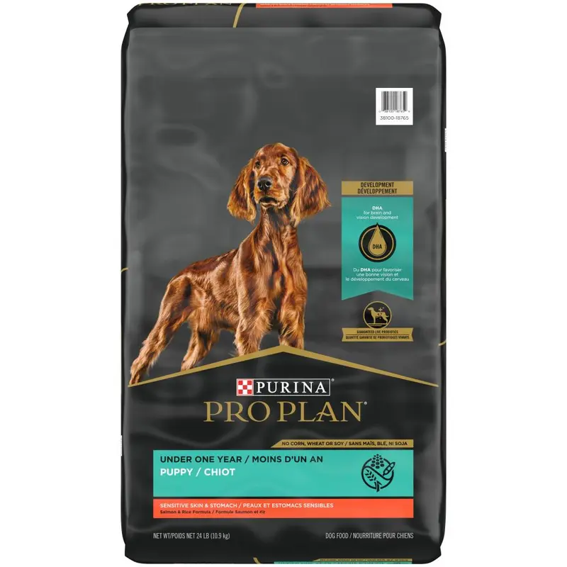 Pro Plan Sensitive Skin & Stomach Salmon & Rice Puppy 24 lb