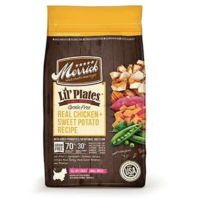 Merrick Lil Plate Grain Free Chicken and Spincach 4#
