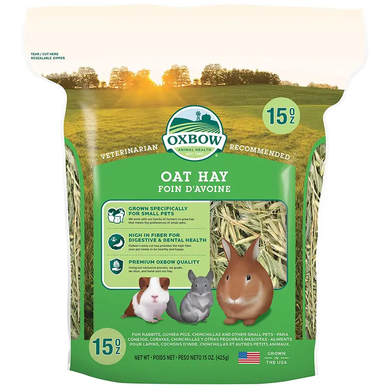 Oxbow Oat Hay Small Mammal Food 15oz