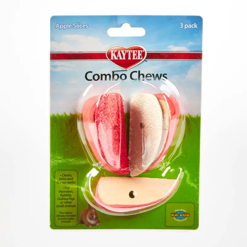 Kaytee Combo Chew Apple Slice 3 Count