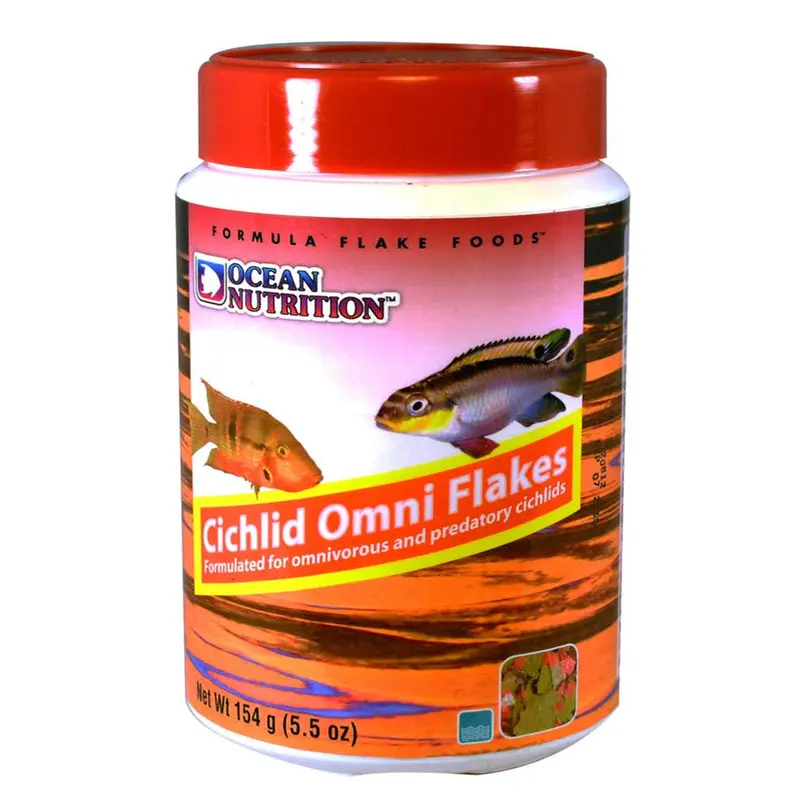 Ocean Nutrition Cichlid Omni Flakes Fish Food 1.2 oz