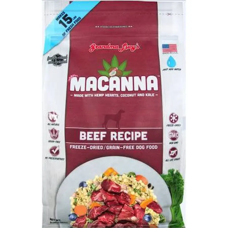 Grandma Lucy's Dog Macanna Grain Free Beef 3lb 