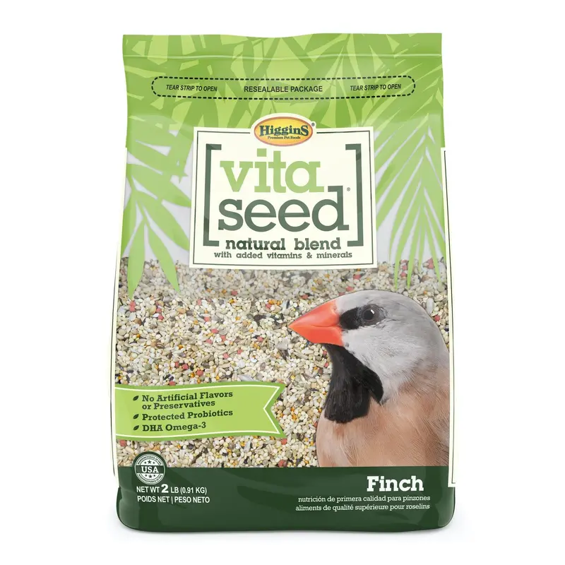 Higgins Vita Seed Natural Blend For Finch 2lb 