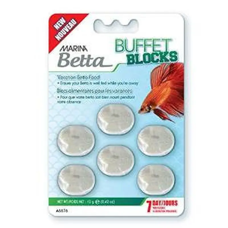 Marina Betta Vacation Block Food, .42oz A6676
