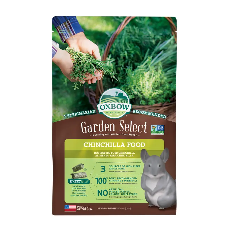 Oxbow Animal Health Garden Select Chinchilla Food 3lb