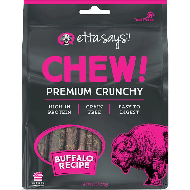 Etta Says Dog Chewy Buffalo 4.5oz 