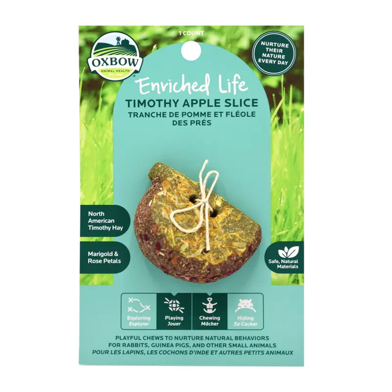 Oxbow Animal Health Enriched Life Timothy Apple Slice Small Animal Chew One Size