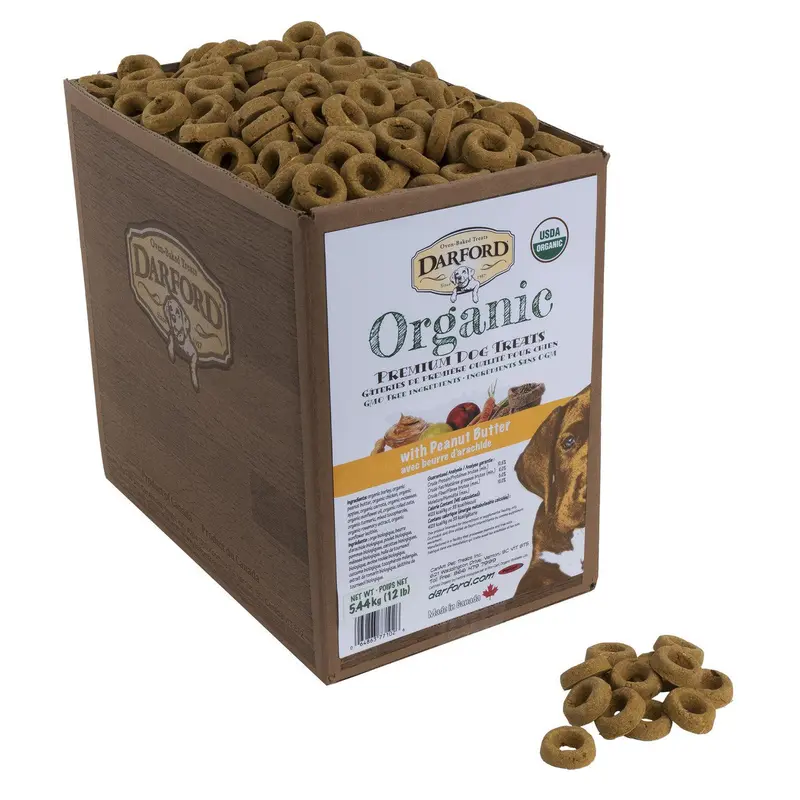 Darford Organic Premium Peanut Butter Dog Treat 12 lb