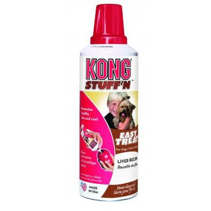 KONG Easy Treat Paste Dog Treat Chicken Liver 8 oz