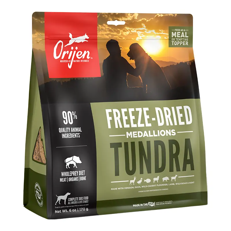 Orijen Dog Freeze Dried Food Tundra 6oz 