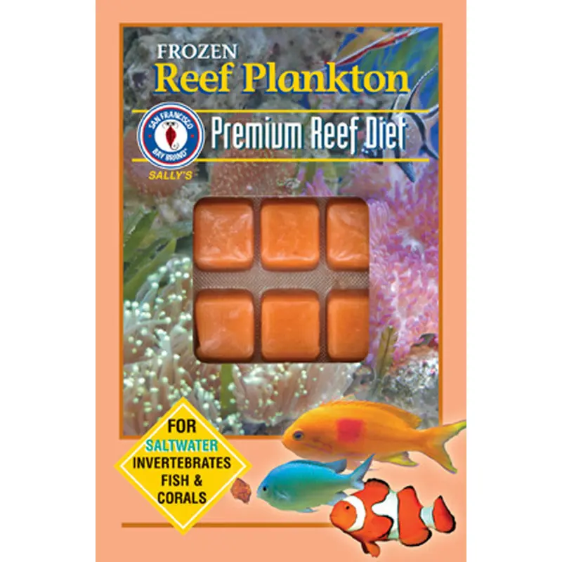 San Francisco Reef Plankton Frozen Fish Food 3.5 oz SD-5