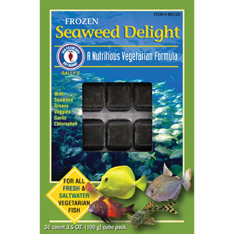 San Francisco Seaweed Delight Frozen Fish Food 3.5 oz SD-5