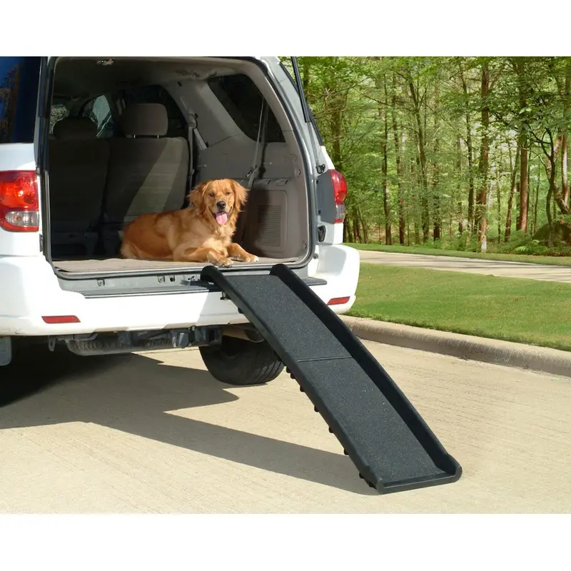 Solvit Happy Ride Folding Ramp for Dogs Black