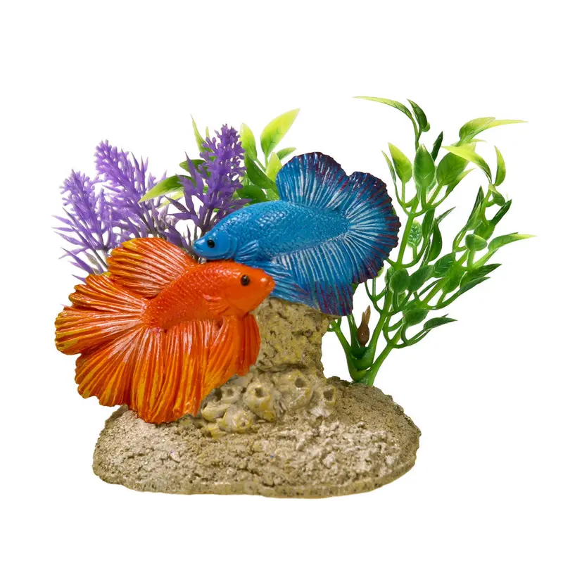 Blue Ribbon Exotic Environments Aquatic Scene Statue  3.5''