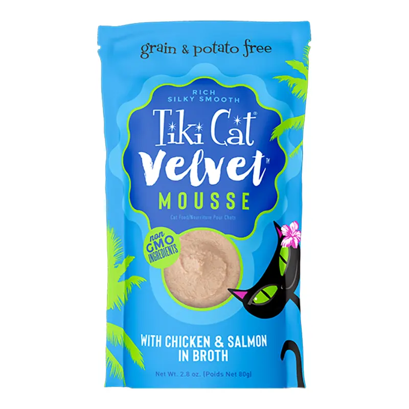 Tiki Cat Velvet Mousse Chicken Salmon 12 / 2.8 oz 