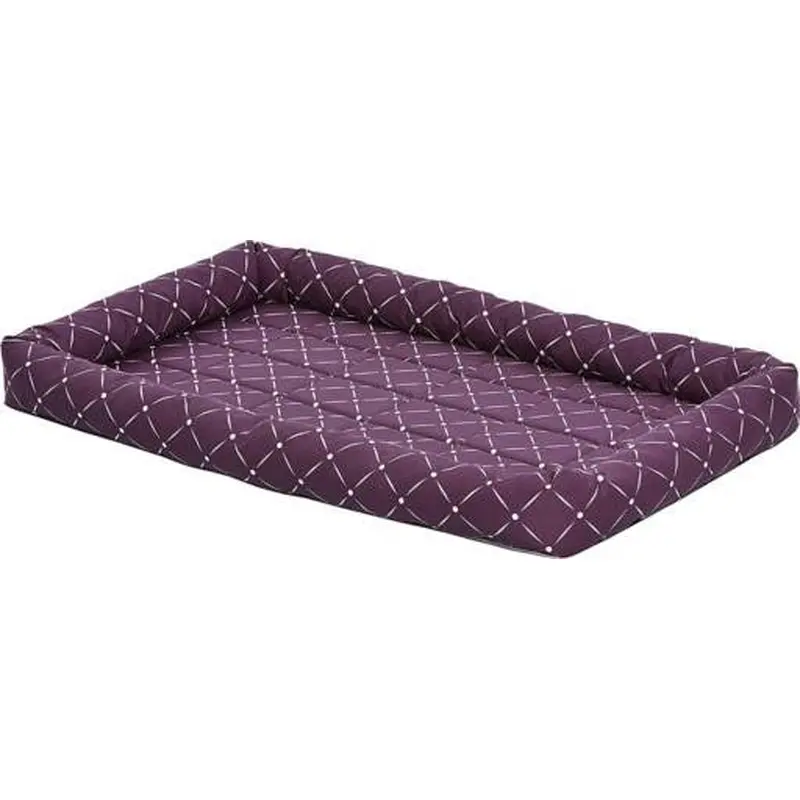 Midwest Quiet Time Ashton Bolster Bed Plum 42" 