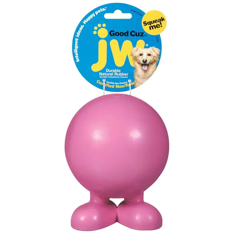 JW Pet Good Cuz Dog Toy Assorted LG