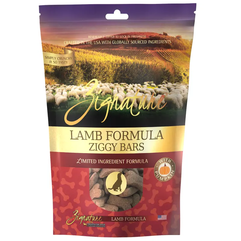 Zignature Lamb Formula Biscuit Treats for Dog12 oz