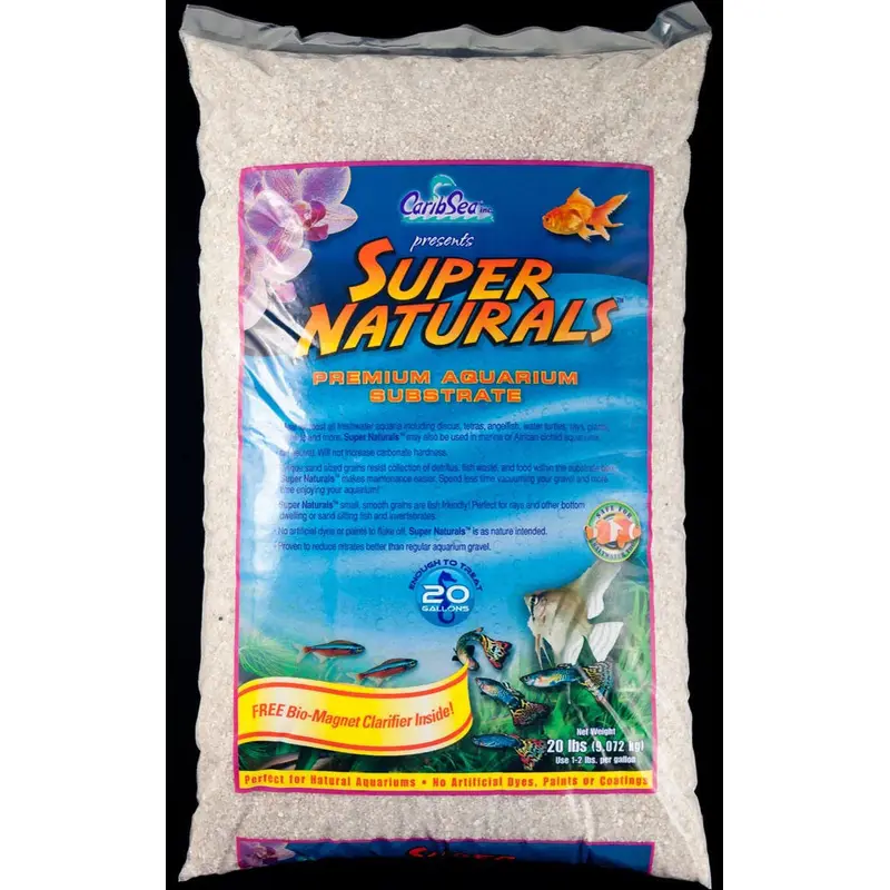 CaribSea Super Naturals Torpedo Beach Aquarium Sand 20 lb