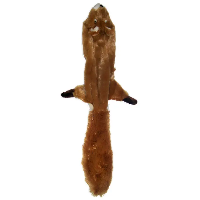 Skinneeez Forest Series Dog Toy Squirrel Brown Mini