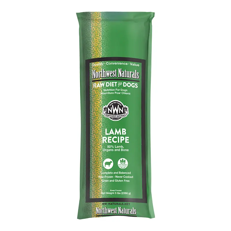 Northwest Naturals Dog Frozen Lamb Chub 5lb 