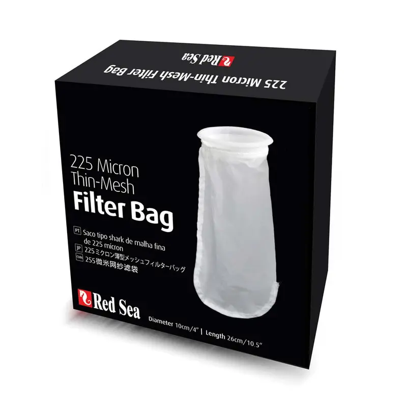 Red Sea Reefer Thin Mesh Filter Socks White 4 in x 10.5 in