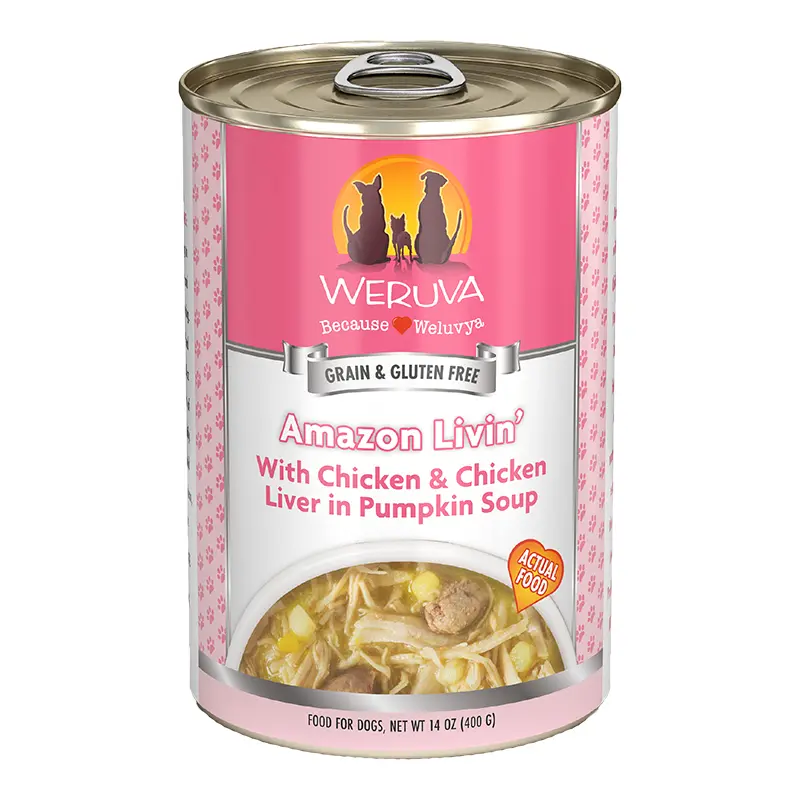 Weruva Dog  Amazon Liver Can 14oz / 12pk 