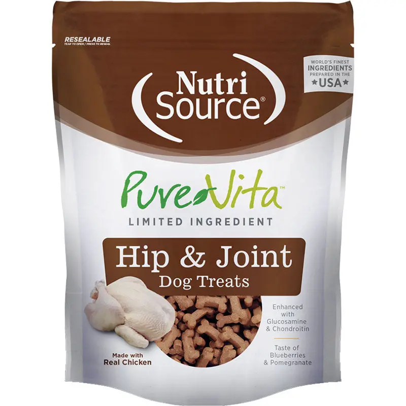Nutrisource Pure Vita Hip & Joint Support Dog Treat 12 / 6 oz 