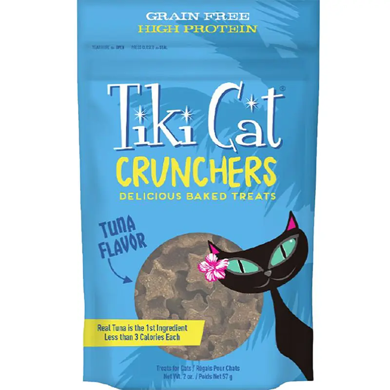 Tiki Cat Crunchy Tuna Pumpkin Cat Treats 6 / 2 oz 