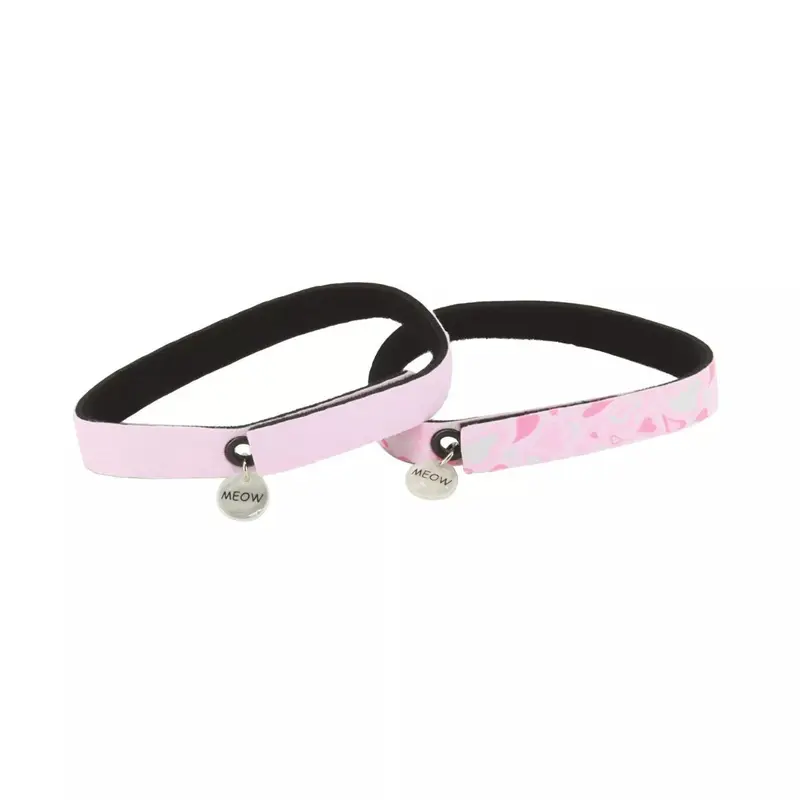 Coastal ElastaCat FlexFit Cat Collar 2Pk Hearts and Pink