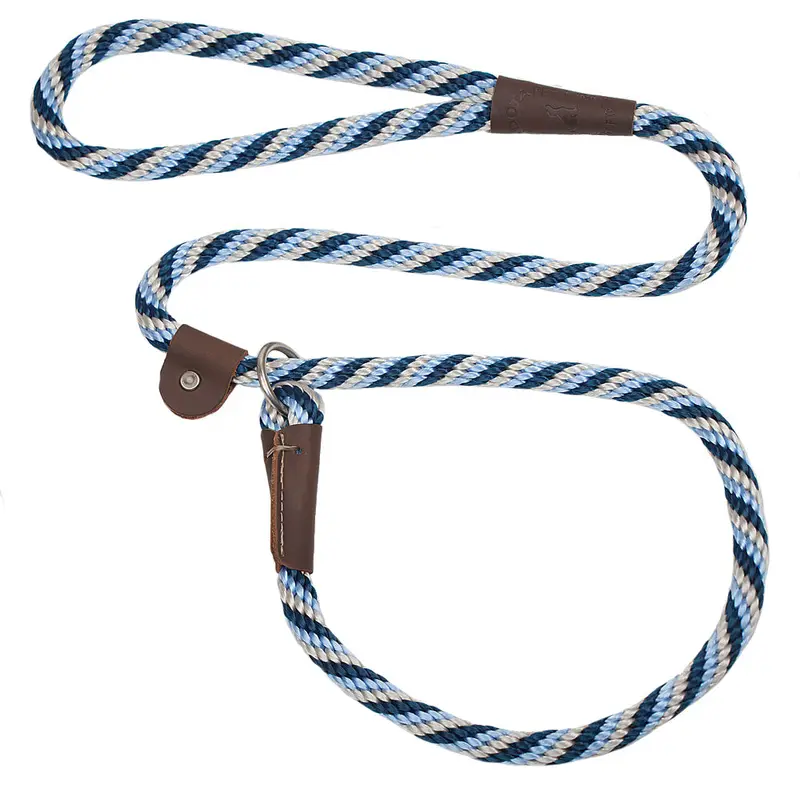 Mendota Products Dog Slip Leash 1/2" X 6' Arctic Blue