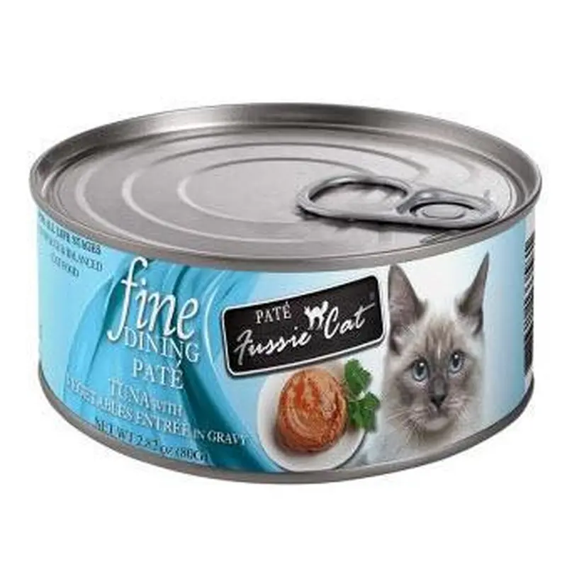 Fussie Cat Fine Dining Pate Tuna with Vegetables Entre