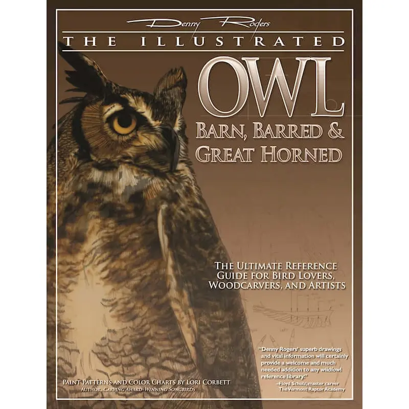 Illustrated Owl: Barn, Barred & Great Horned