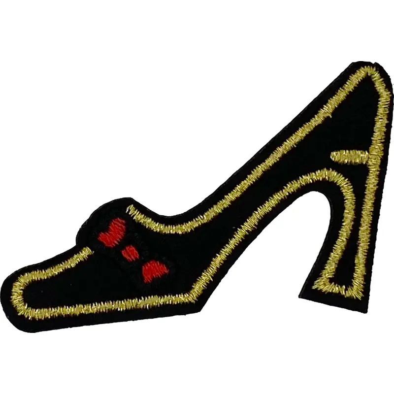 Shoe - Black & Gold - Patch