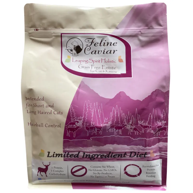 Feline Caviar Leaping Spirit Indoor Grain Free Entre Dry Cat Food