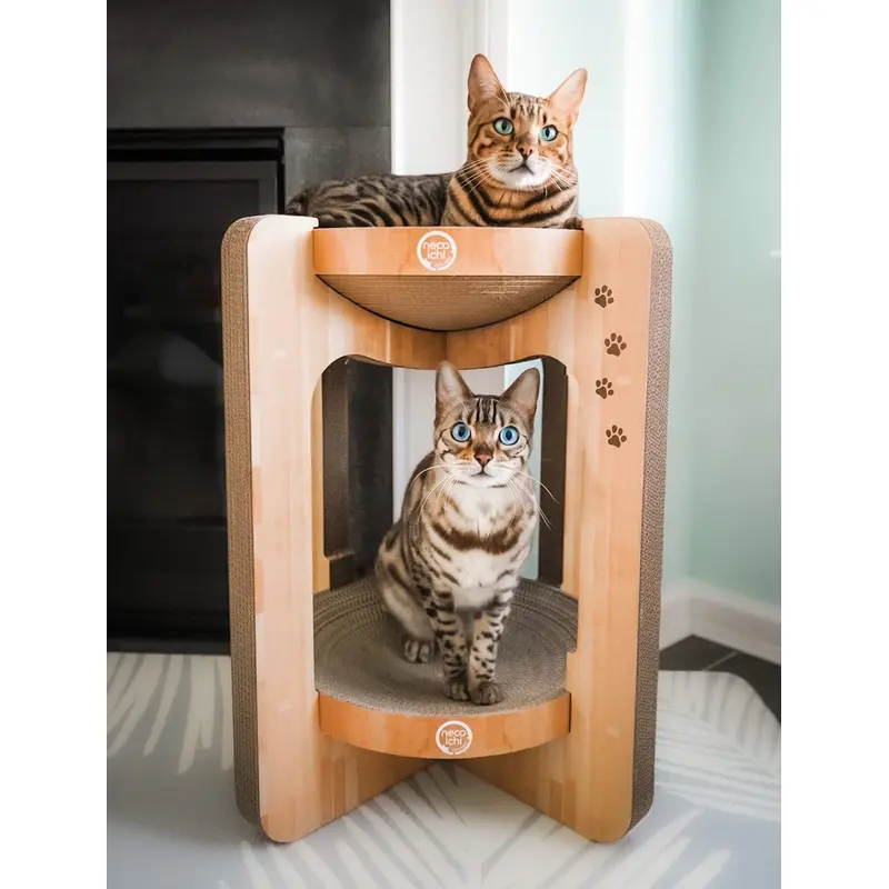 Necoichi Cozy Cat Scratcher Tower