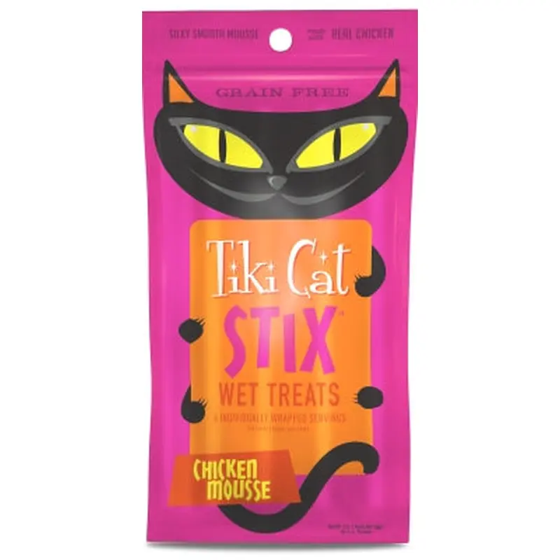 Tiki Cat Chicken Mousse Stix