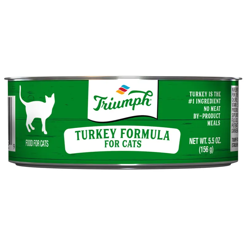 Triumph Turkey Formula Cat Food 5.5oz Can