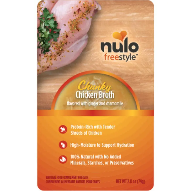 Nulo Freestyle 2.8oz Cat Food Chunky Chicken Broth