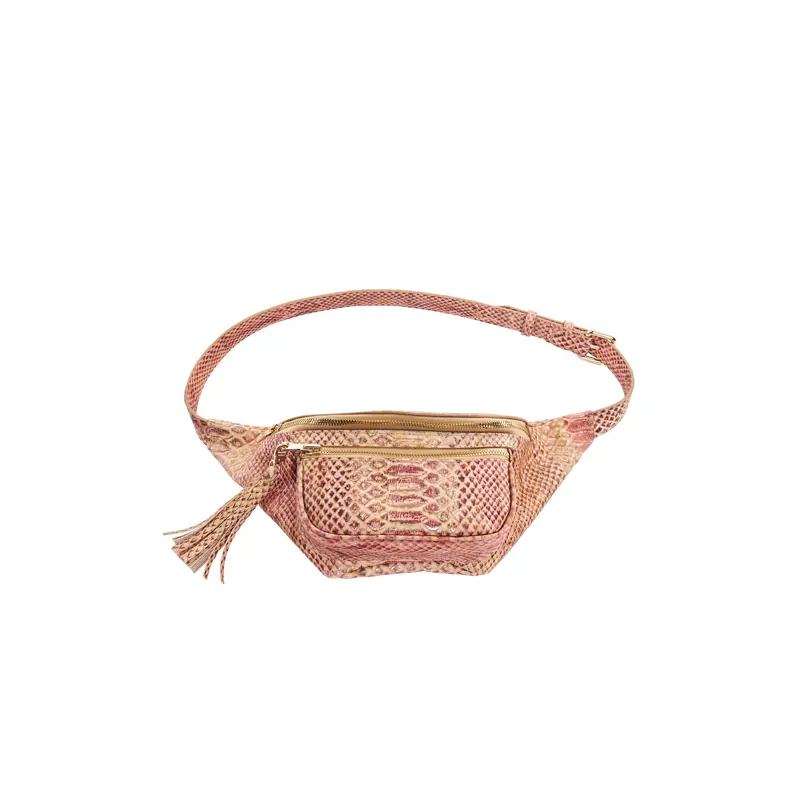Embossed Snake Belt Bag/Fanny Pack