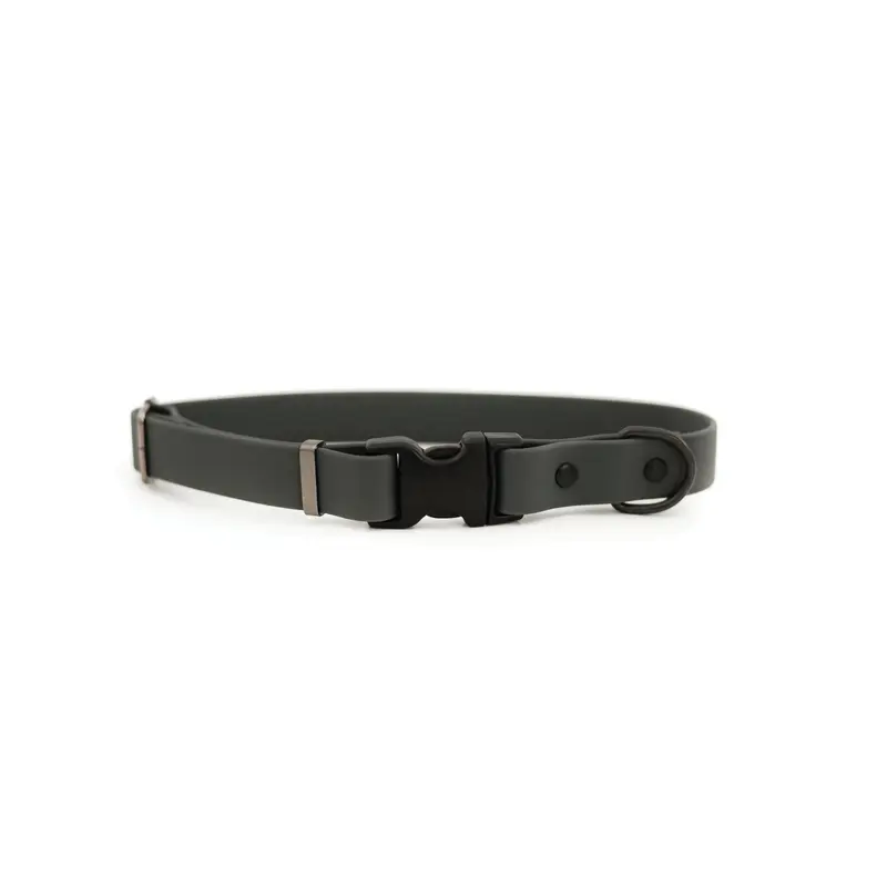 Waterproof Charcoal Super Soft PVC Dog Collar