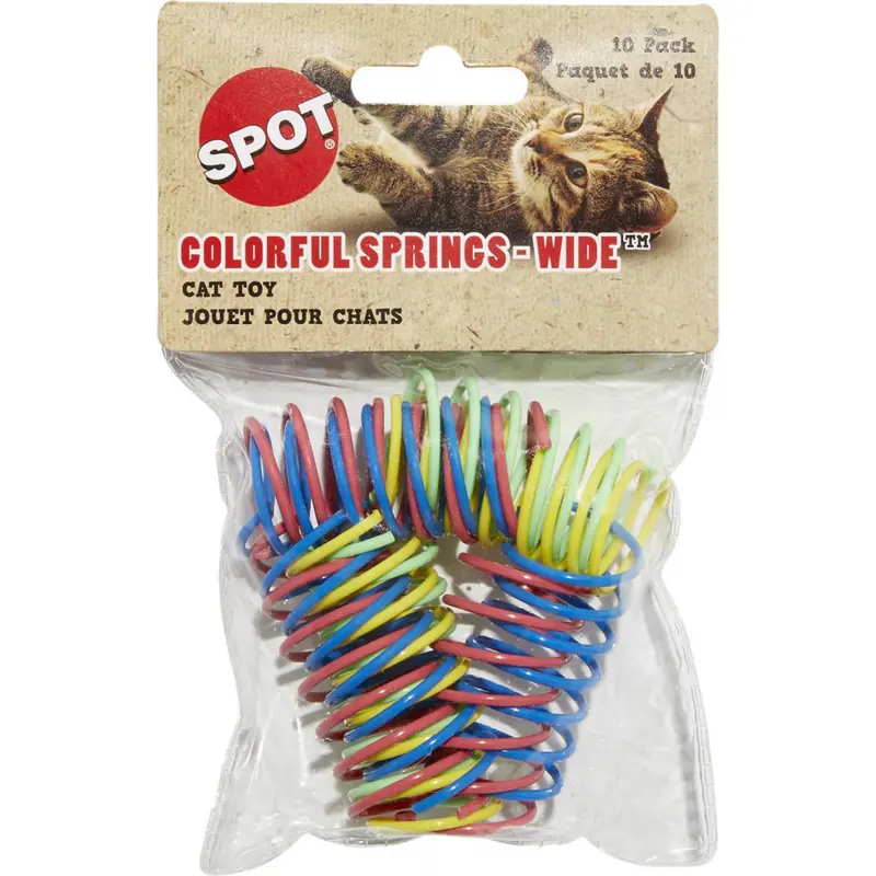 Ethical Pet Colorful Springs Wide Cat Toy
