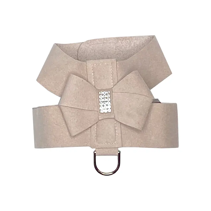 Hollywood Bow Dog Harness, Light Rose
