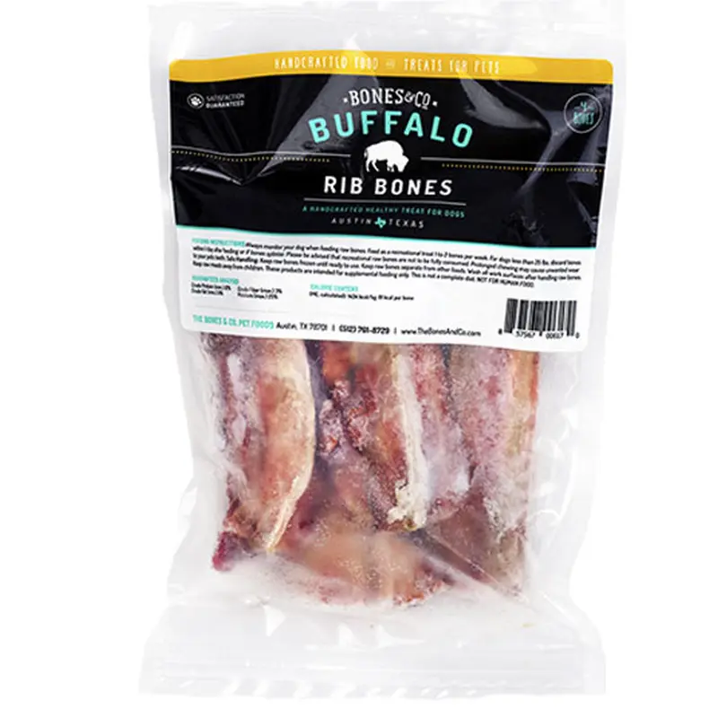 Bones & Co Buffalo Rib Bones 4 Pack